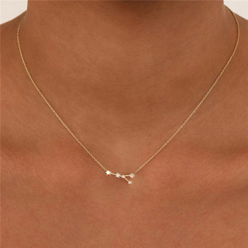 Zodiac Constellation | 18K Gold Plated Necklace