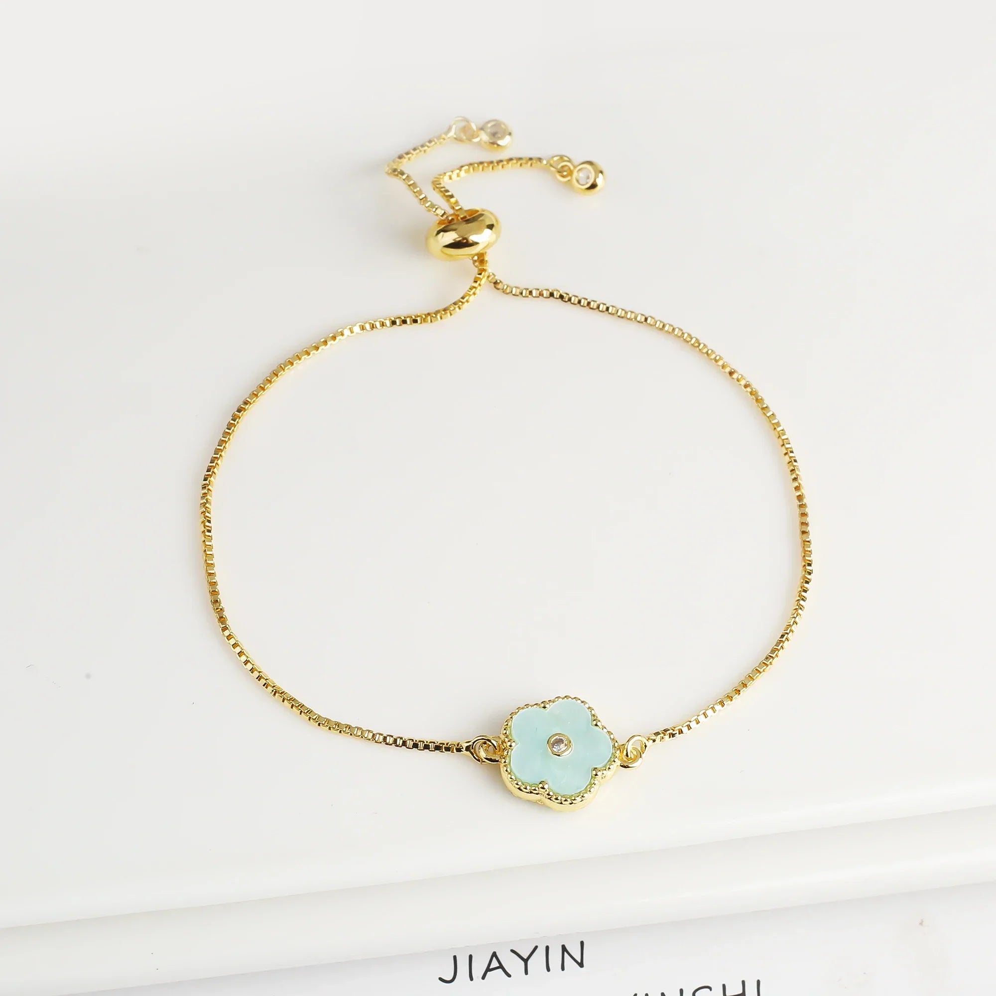 Five-Leaf Clover Zircon Set 7 Colours