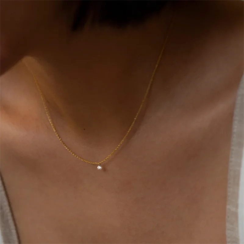 Piper Zircon Necklace |14K Gold Filled