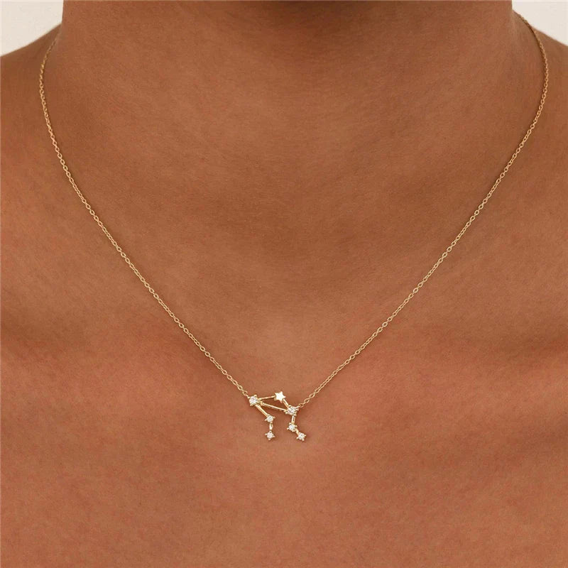 Zodiac Constellation | 18K Gold Plated Necklace