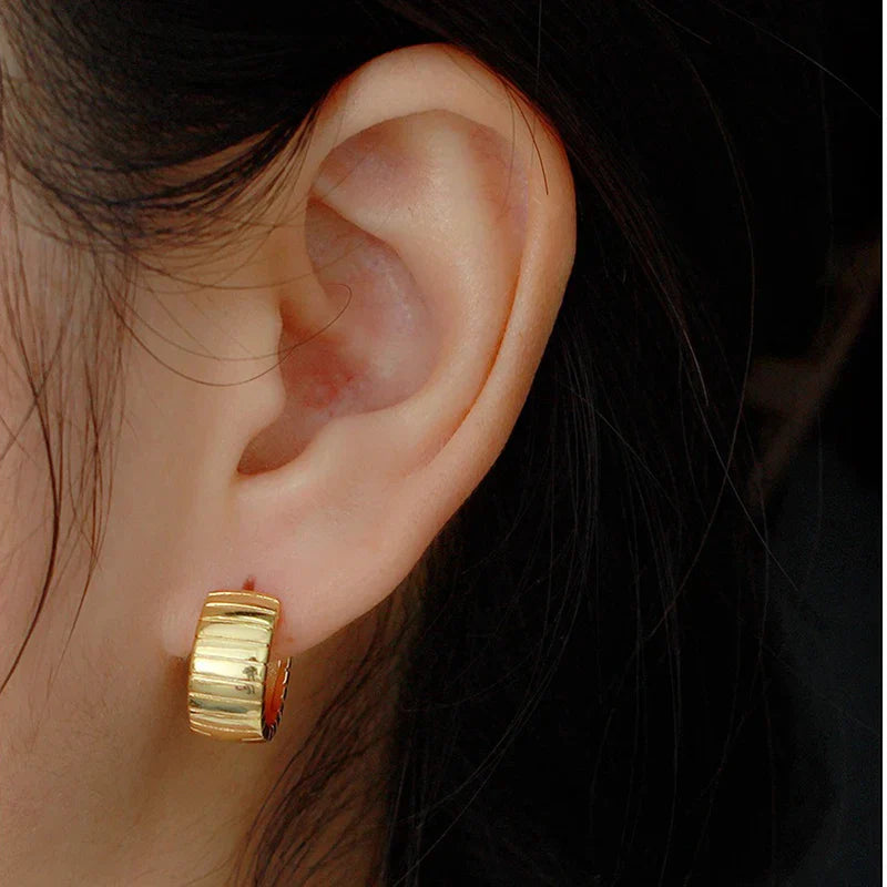 Summer Hoops | 18K Gold Plated Earrings