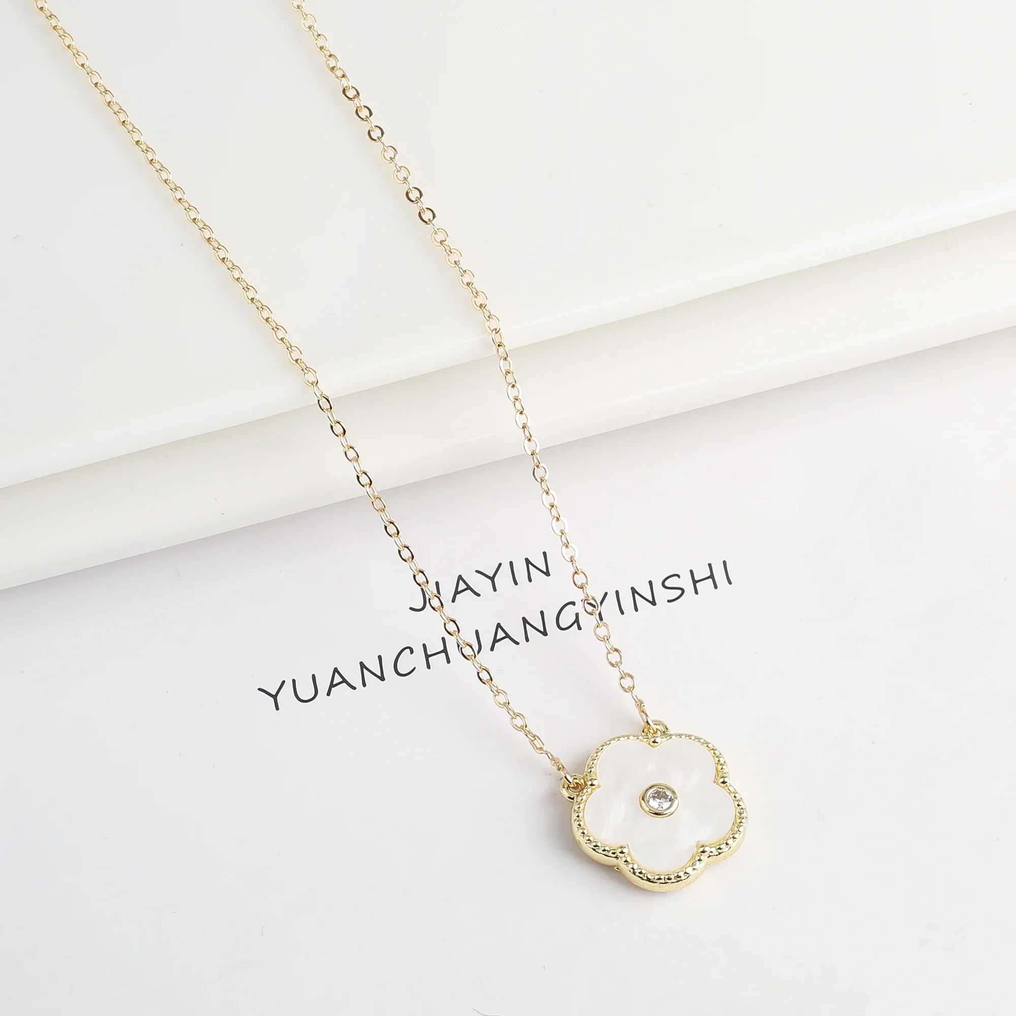 Five-Leaf Clover Zircon Set 7 Colours