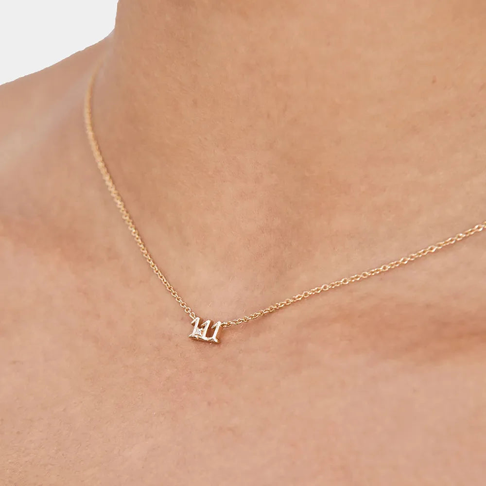 Angel Number | 18k Gold Plated Necklace
