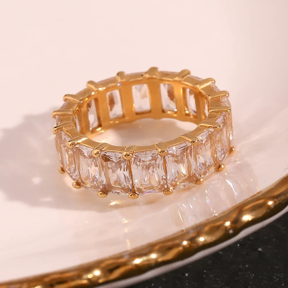 Astrid Sparkle | 18K Gold Plated Ring