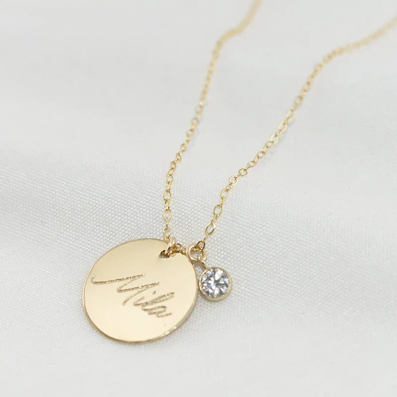 Make Me Yours Initial Letter Necklace | Gold Filled