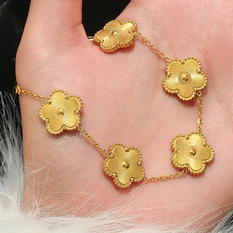 Gold Plated Waterproof Zircon Bangles