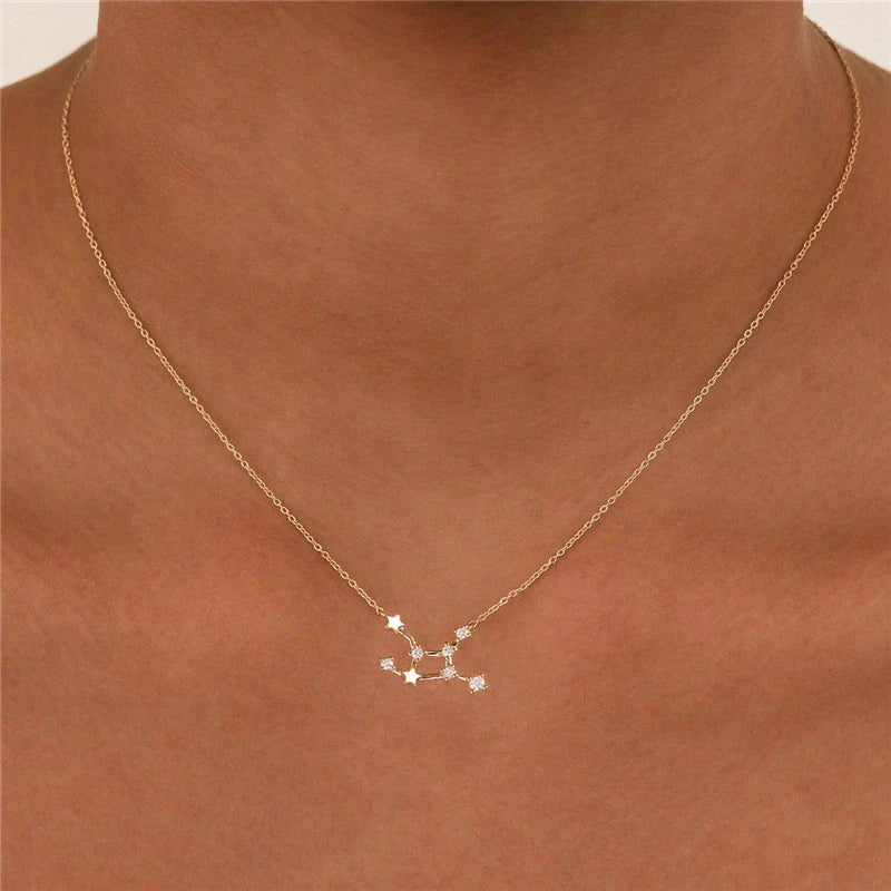 Zodiac Constellation | 18K Gold Plated Necklace