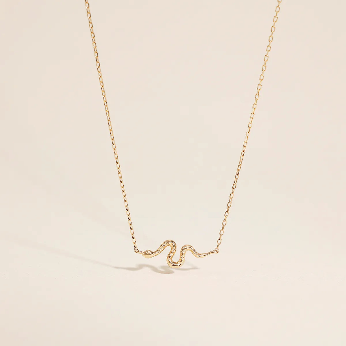 Serpent Necklace|14k Solid Gold