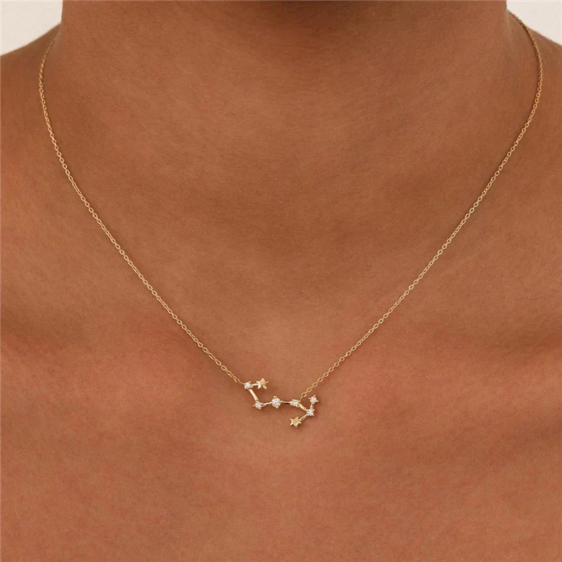 Zodiac Constellation | 18K Gold Plated Necklace