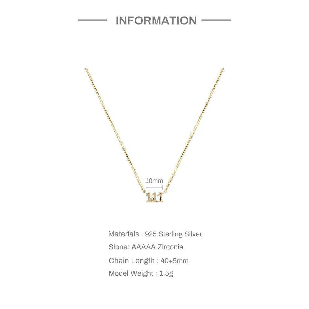 Angel Number | 18k Gold Plated Necklace