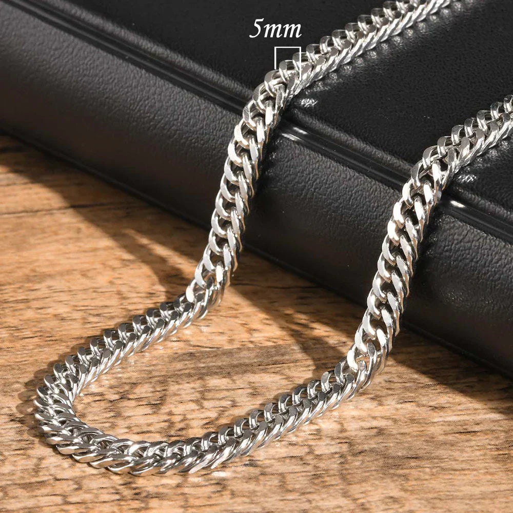 Unisex 3/5/7/9mm Thick Cuban Chain