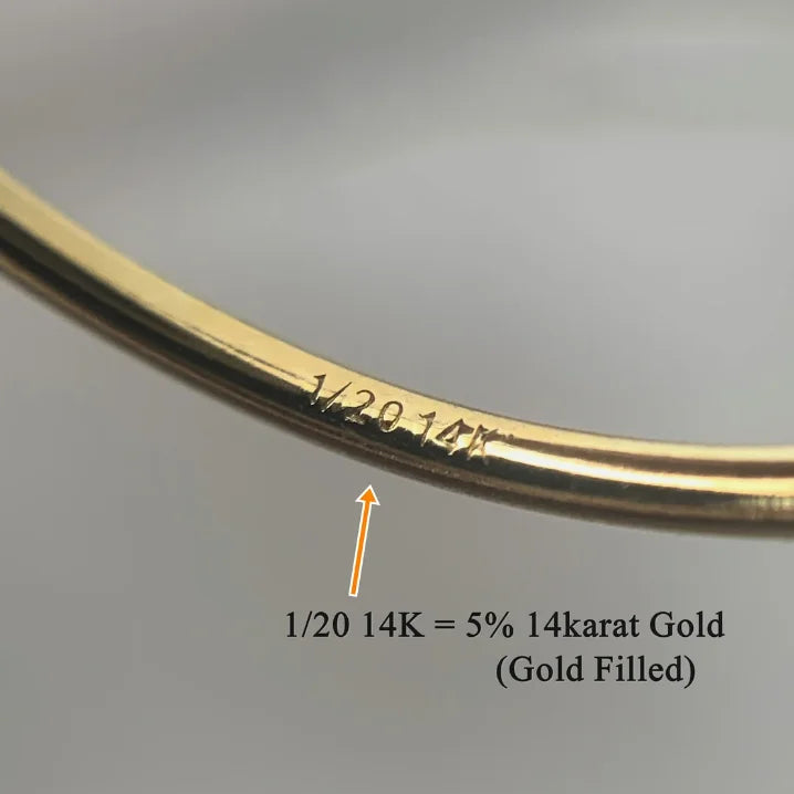 Fine Heart Stacking Ring |14K gold filled