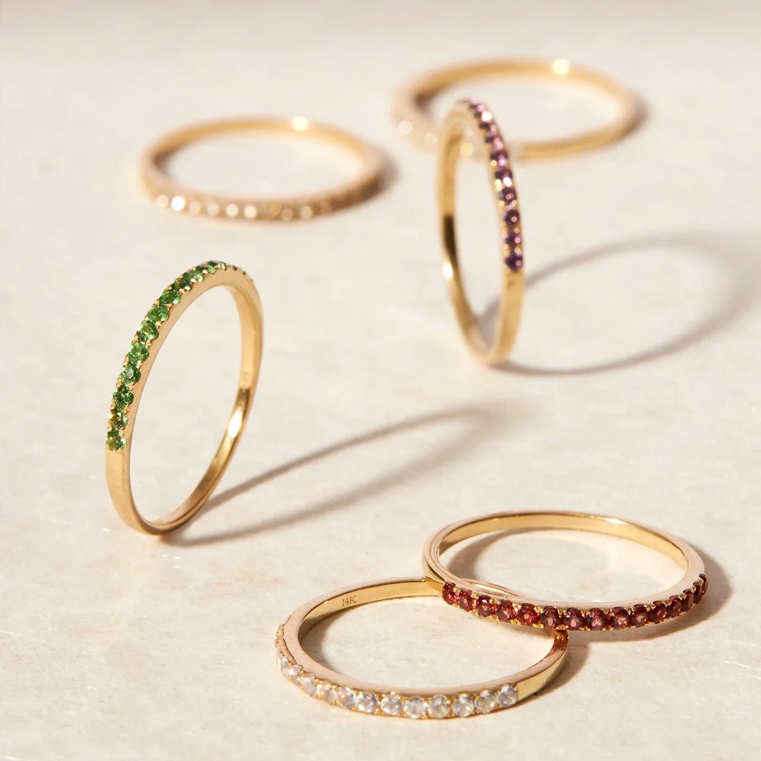 Birthstone Ring |14K Gold