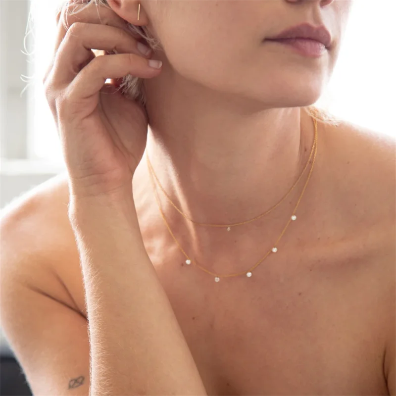 Piper Zircon Necklace |14K Gold Filled
