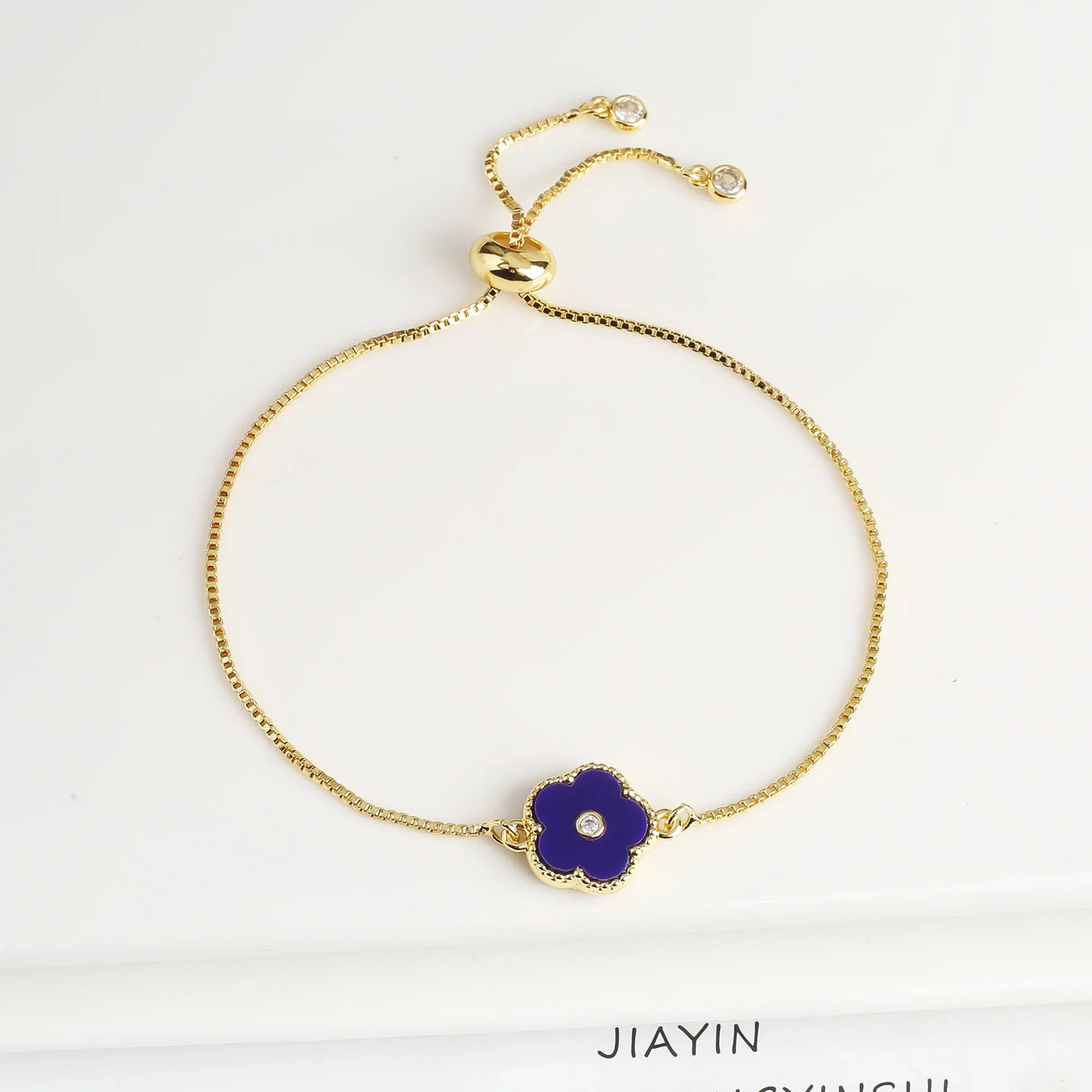 Five-Leaf Clover Zircon Set 7 Colours