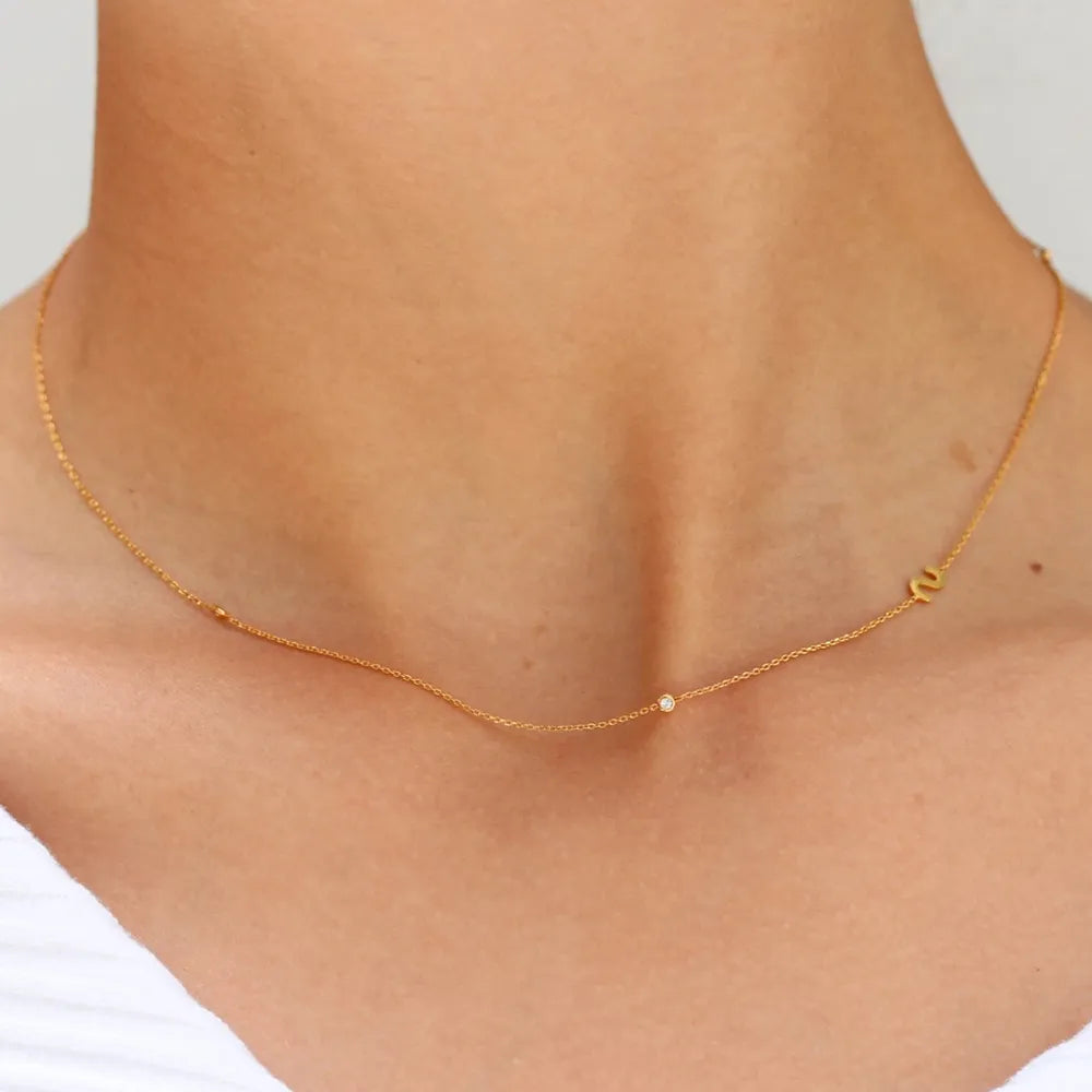 Initial Me Necklace|18K Gold Plated Jewellery